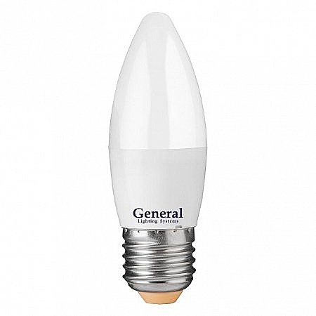 Лампа Свеча E27 12W 4500K 4K 35x105 пластик-алюм GLDEN-CF-12-230-E27-4500