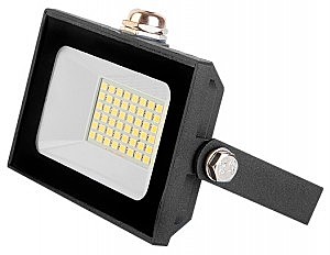 Прожектор General 20W (1550lm) 6500K 6K 114х85х23 черный IP65