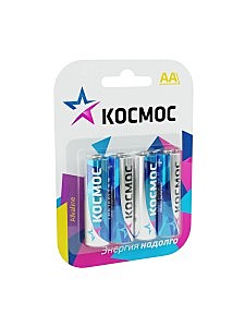 Элемент питания LR6/316/AA Alkaline BL4 Космос
