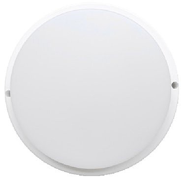 Светодиодный светильник ЖКХ 30W 4200K КРУГ 210х45 матовый белый, IP65 