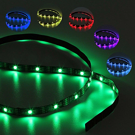 Светодиодная лента 12V 7.2W/m 30led/m IP20 RGB интерьерная 5м General GLS-5050