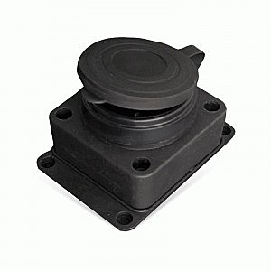 Розетка настенная каучук 2P+E 1x16 220-240V IP44 UNIVersal